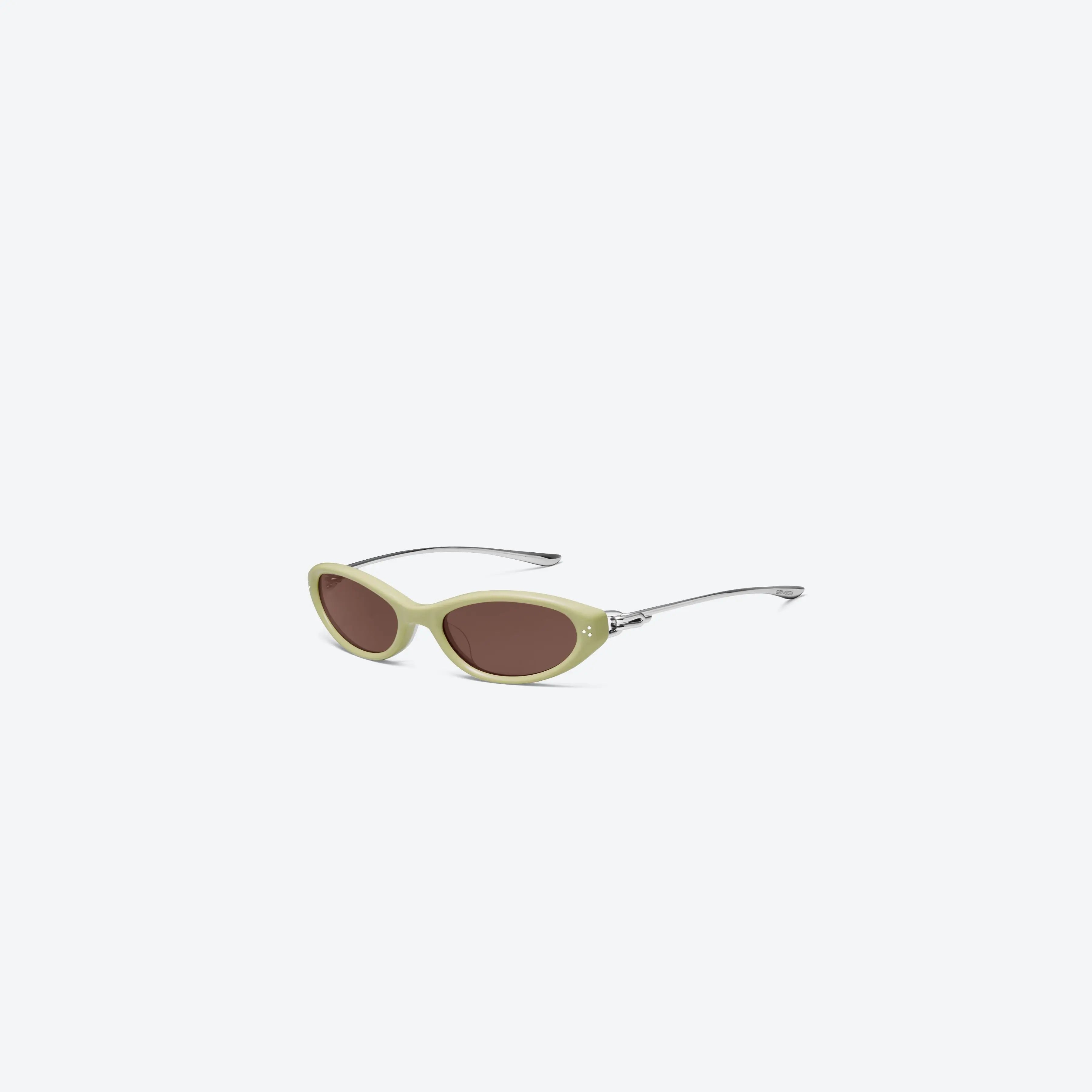 Lunettes de Soleil Femmes Cat-Eye Vert / Marron - Gentle Monster Crepe 01 by Skyler Eyes