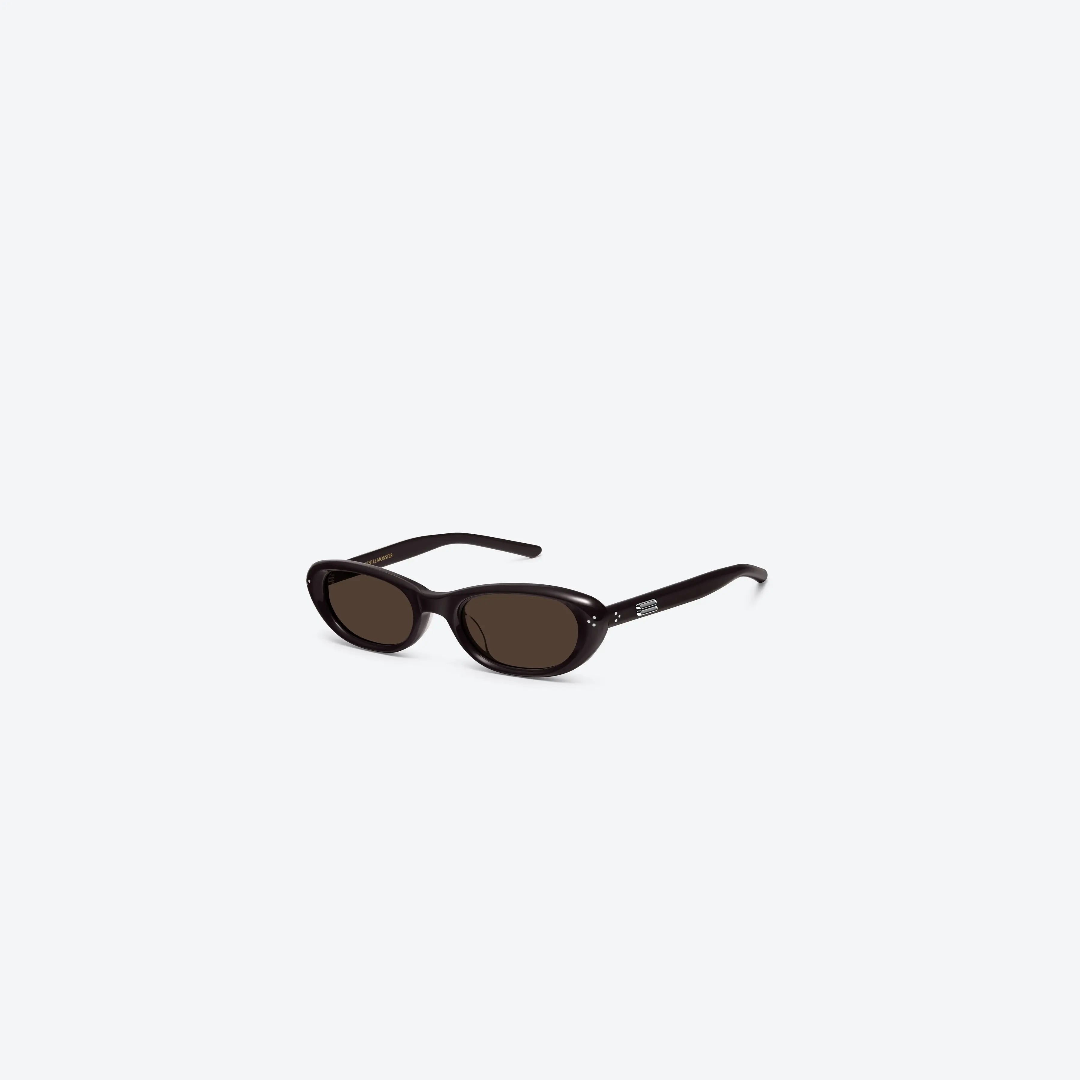 Lunettes de Soleil Mixte Cat-Eye Marron - Gentle Monster Madlenne BR2 by Skyler Eyes