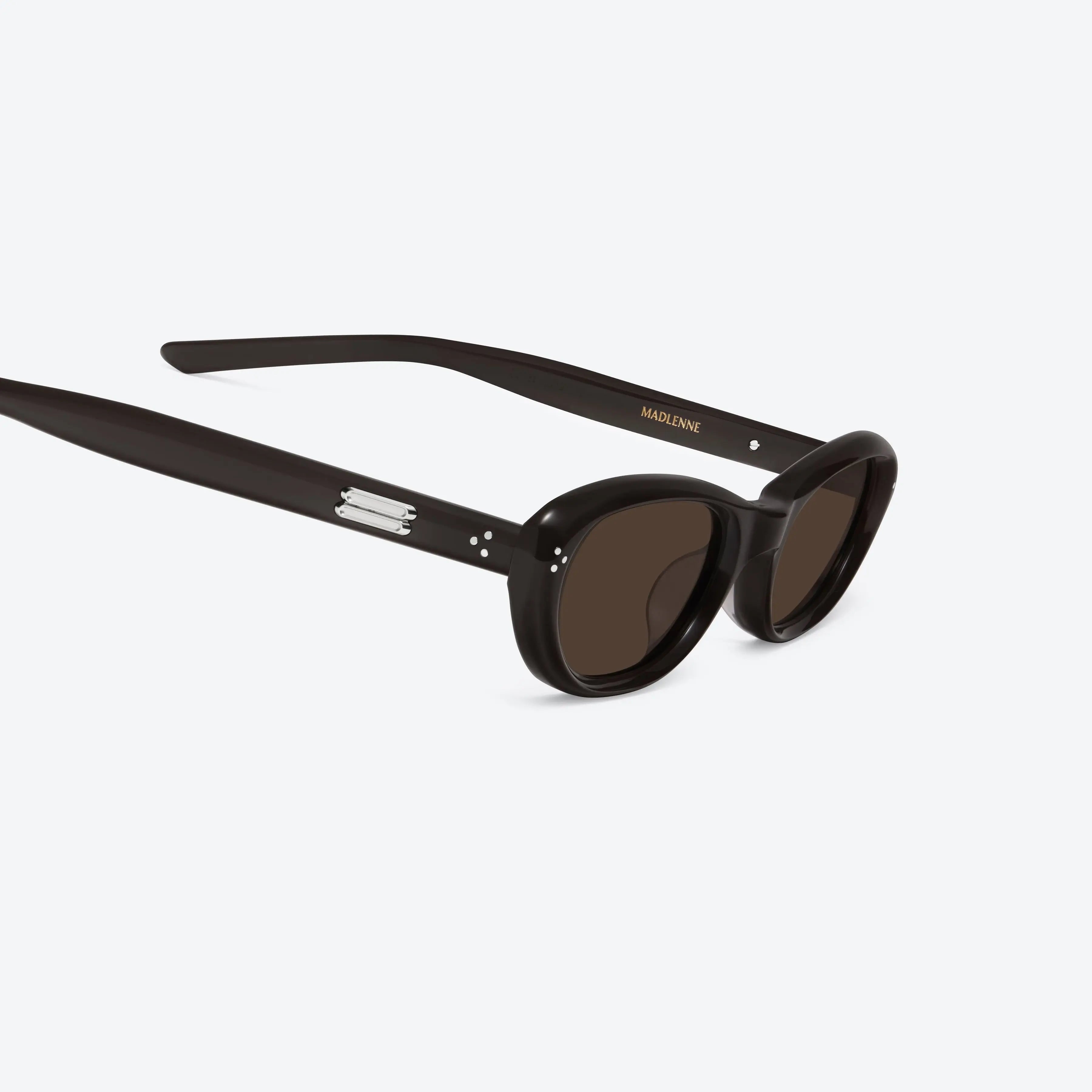 Lunettes de Soleil Mixte Cat-Eye Marron - Gentle Monster Madlenne BR2 by Skyler Eyes