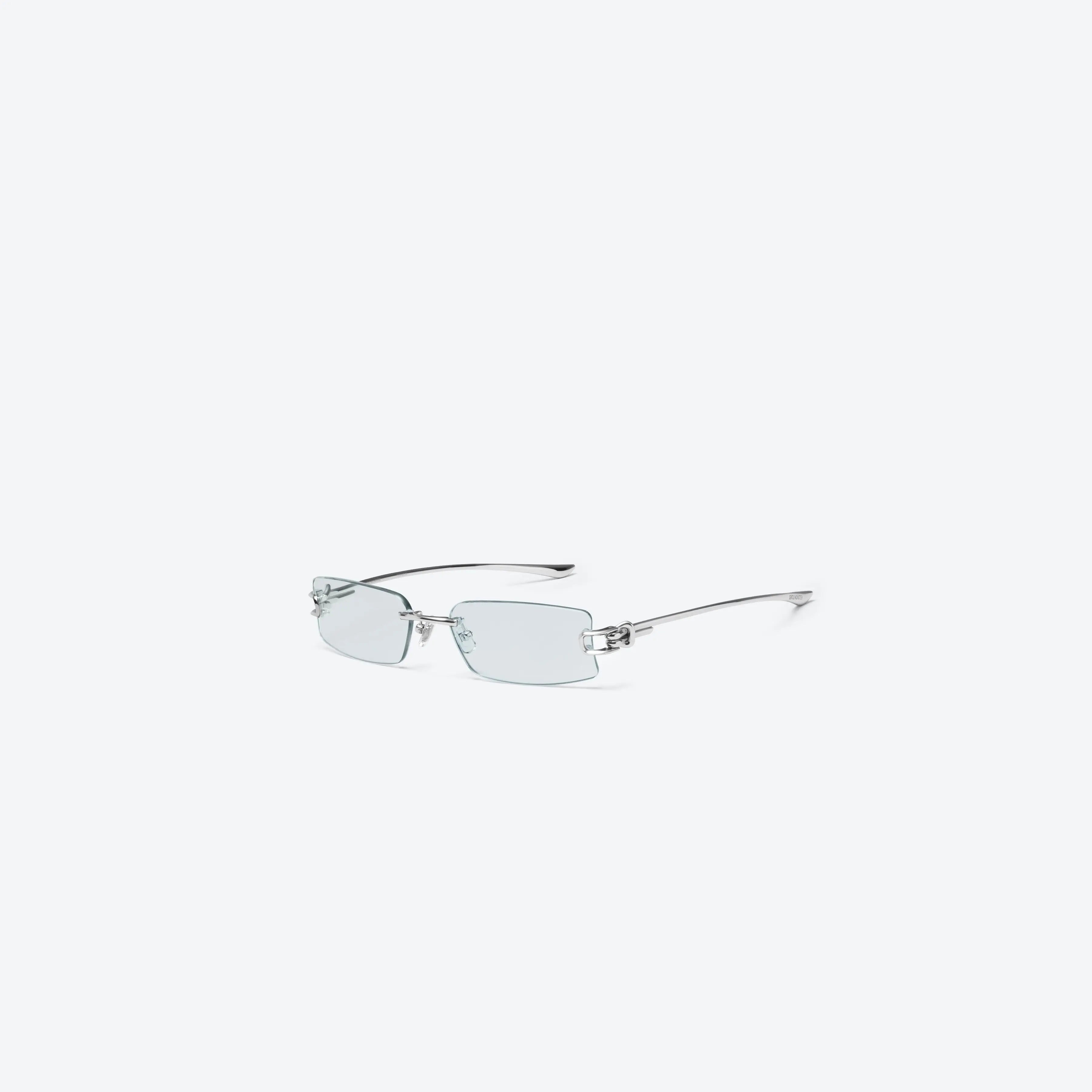 Lunettes de Soleil Homme Carrées Argent - Gentle Monster Gamot 02(GR) by Skyler Eyes