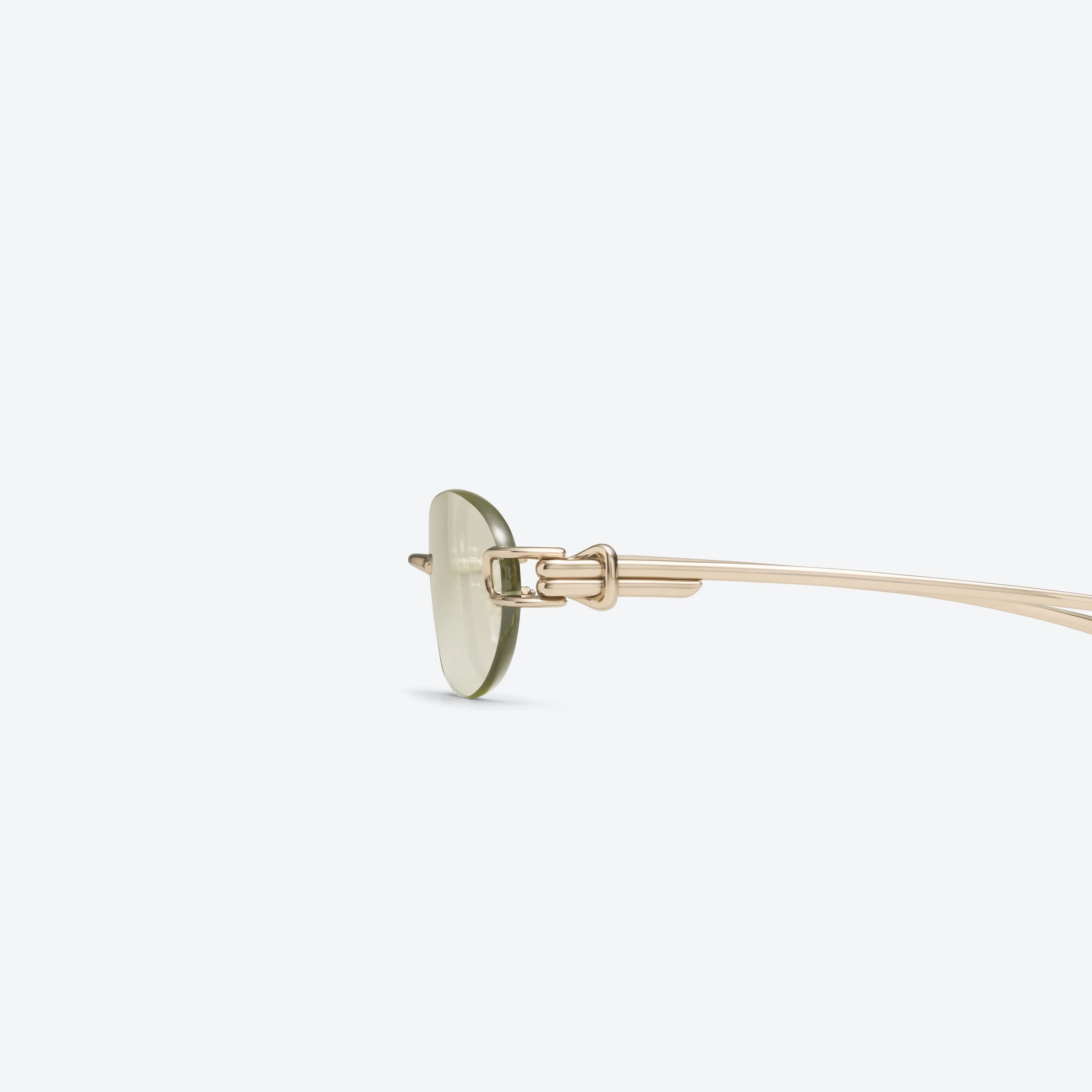 Lunettes de Soleil Femme Ovales Or/Vert - Gentle Monster Musubi 031 by Skyler Eyes
