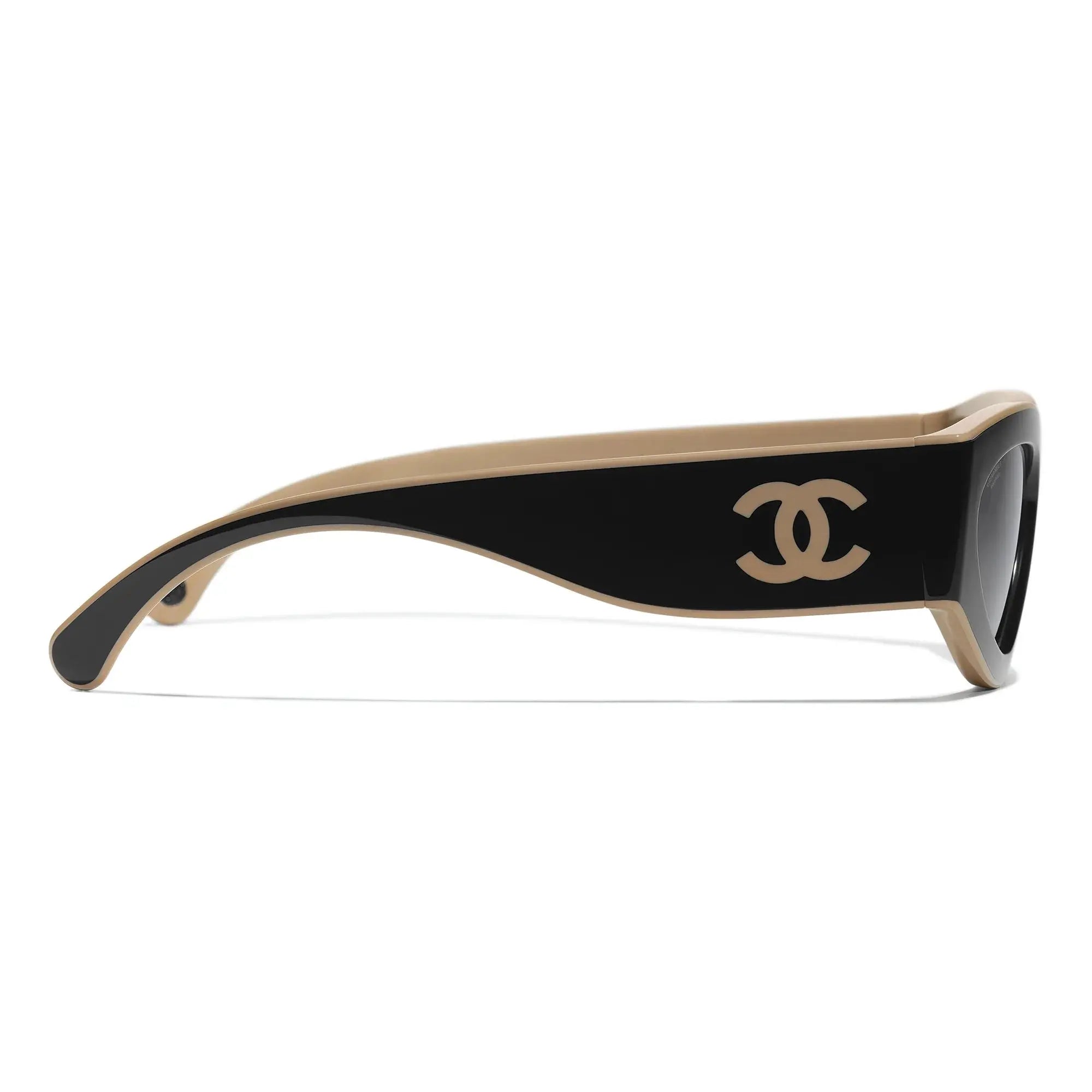 Lunette de soleil Chanel Femme Noir/Beige by Skyler Eyes