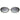 Lunettes de soleil ovales Chanel - Noir, or et gris by Skyler Eyes