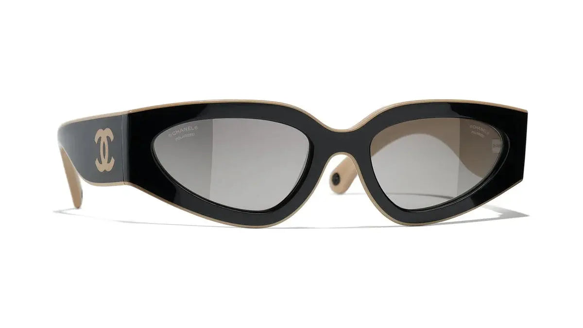 Lunette de soleil Chanel Femme Noir/Beige by Skyler Eyes